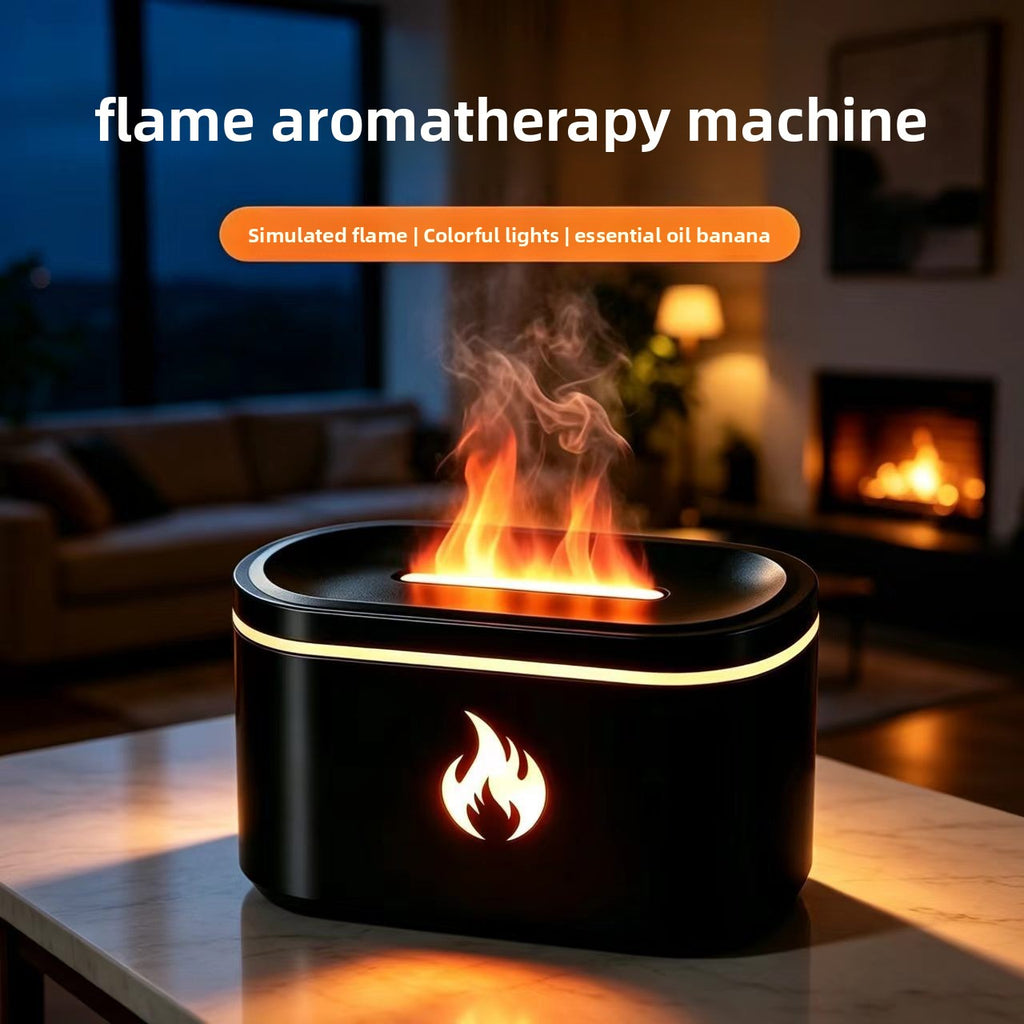 Colorful Flame Aromatherapy Humidifier