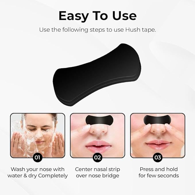 Black Ventilation Nose Patch