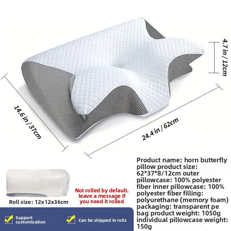 Butterfly Memory Foam Sleep Pillow