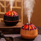 Wood Grain Aroma Diffuser with Night Light