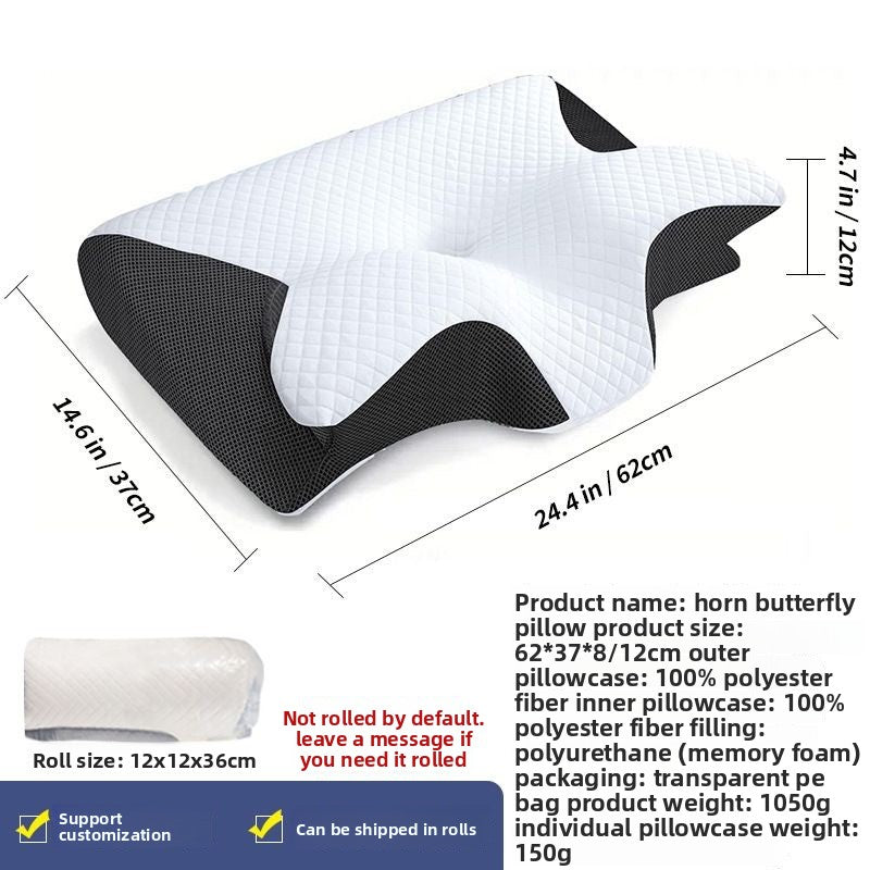 Butterfly Memory Foam Sleep Pillow