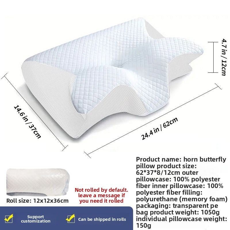 Butterfly Memory Foam Sleep Pillow