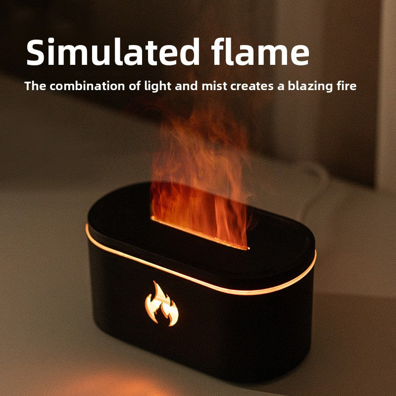 Colorful Flame Aromatherapy Humidifier