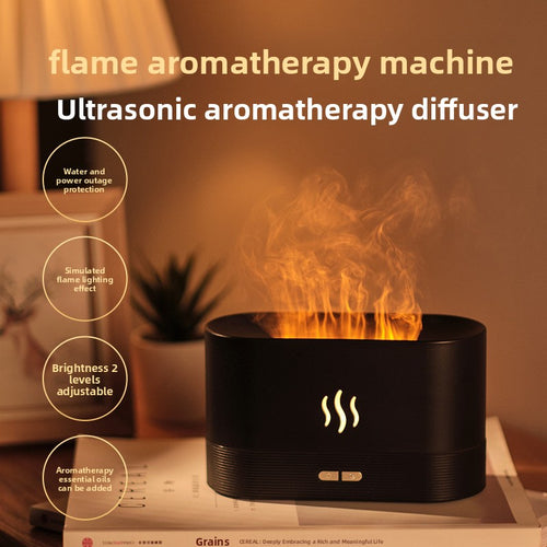 3D Flame Aromatherapy Humidifier