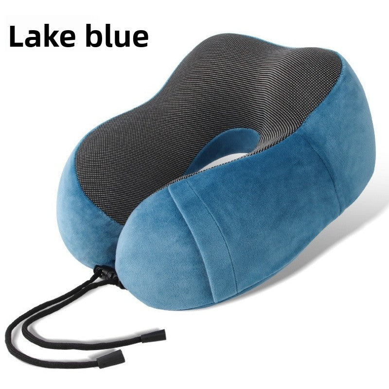 Ergonomic Memory Foam Travel Neck Pillow