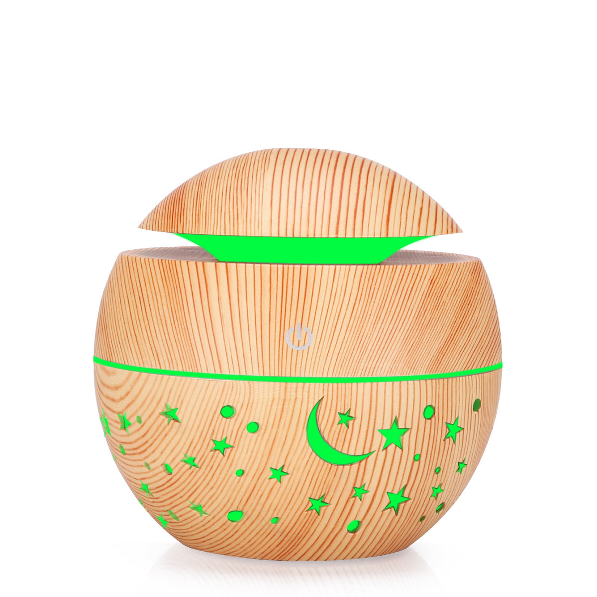 Wood Grain Star Moon USB Humidifier
