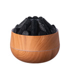 Wood Grain Aroma Diffuser with Night Light