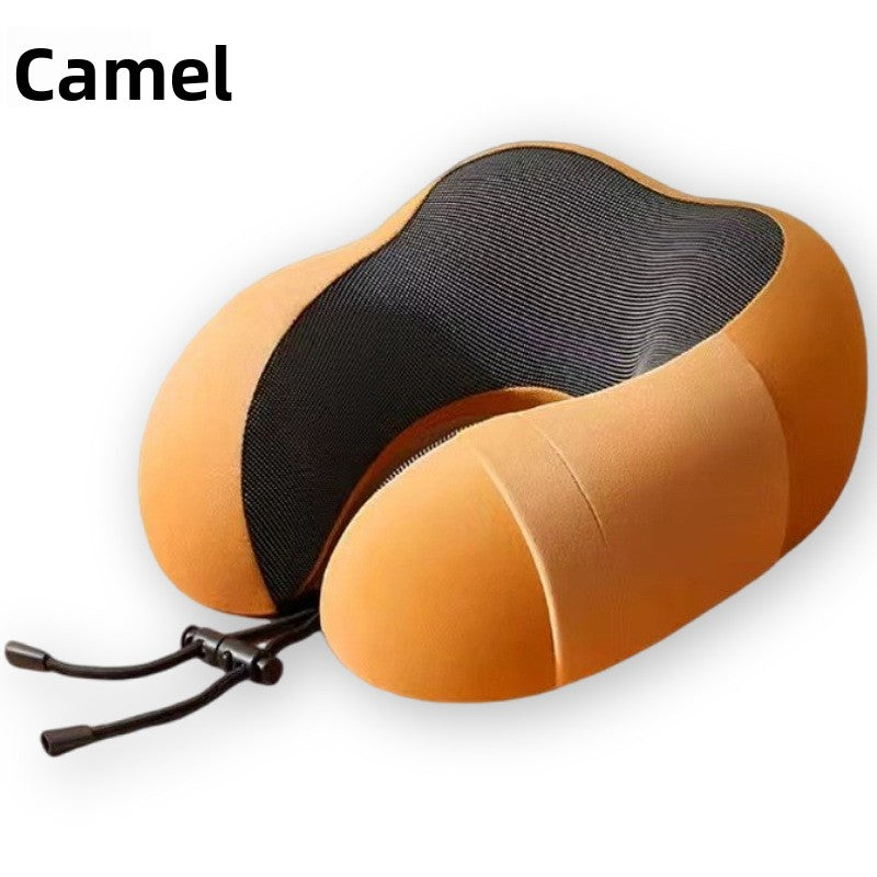 Ergonomic Memory Foam Travel Neck Pillow