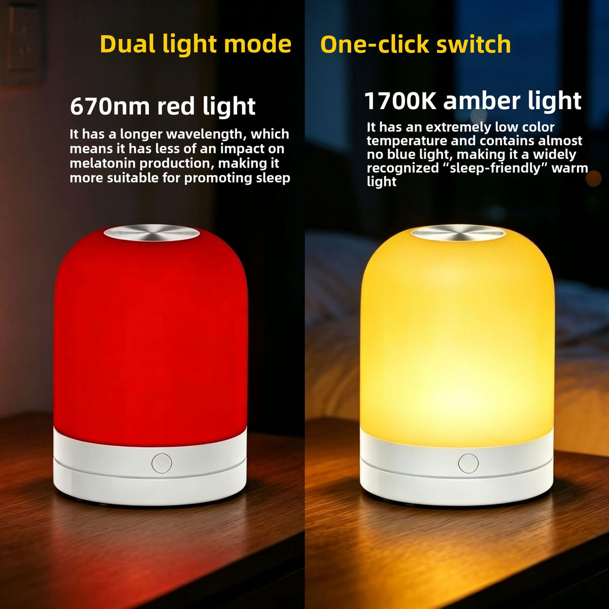 Red Light Sleep Night Light