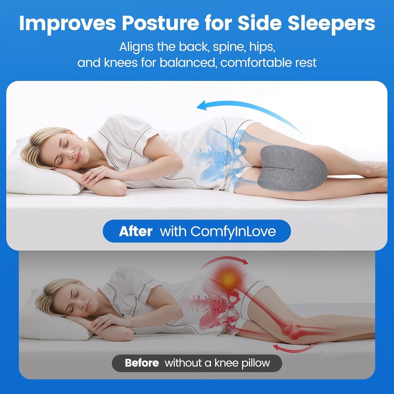 Memory Foam Knee Pillow