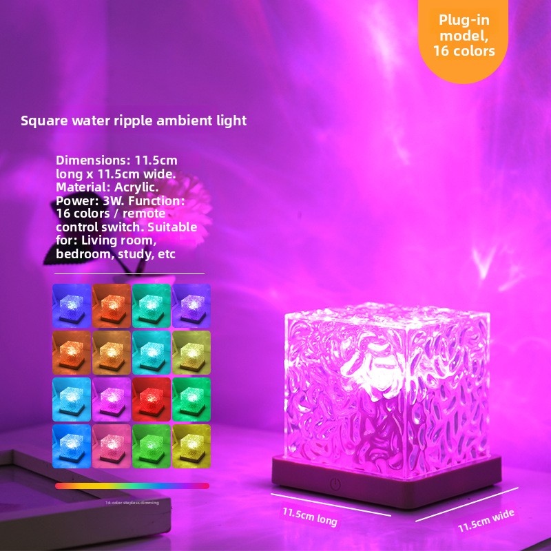 Rotating Starry Sky Projection Night Light